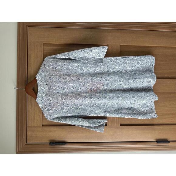 Roberta Roller Rabbit Embroidered 3/4 Sleeve Tunic Blue/Orange Women’s size XS - Picture 6 of 11